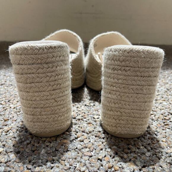 Zara Jute Chunky Platform Sandals w/ Airfit Cushioned Insoles Size 41 (US 10.5) - Picture 2 of 4